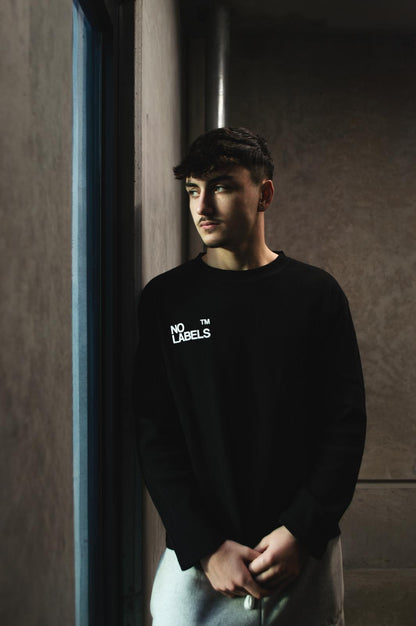 NO LABELS WAFFLE KNIT L/S